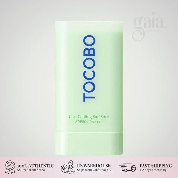 TOCOBO Cica Cooling Sun Stick 18g – SPF50+ Soothing Portable Sun Protection - Picture 1 of 1